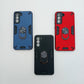 Samsung S21 FE Hard PC Case with ring holder Shockproof Slim back Cover