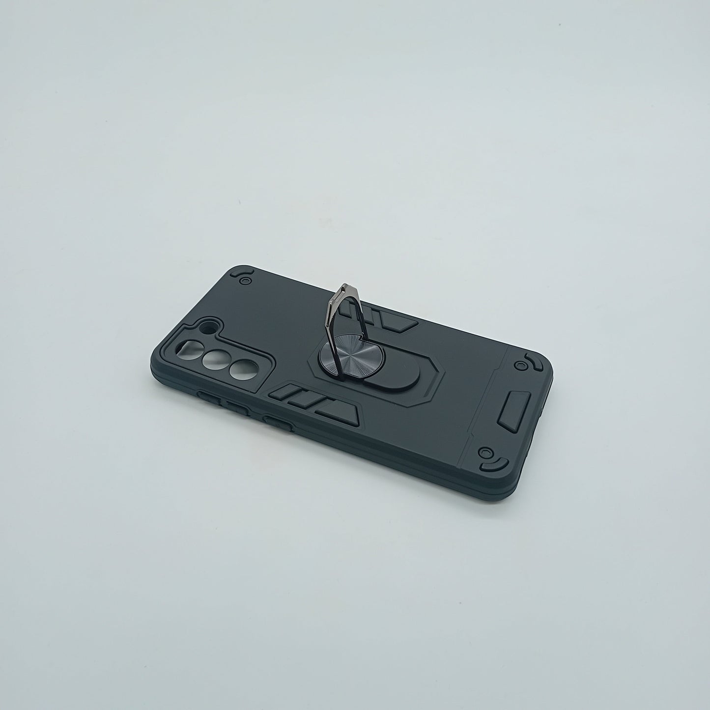 Samsung S21 FE Hard PC Case with ring holder Shockproof Slim back Cover