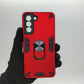 Samsung S21 FE Hard PC Case with ring holder Shockproof Slim back Cover