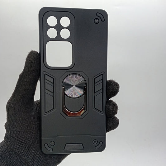Vivo V30 Hard PC Case with ring holder Shockproof Slim back Cover