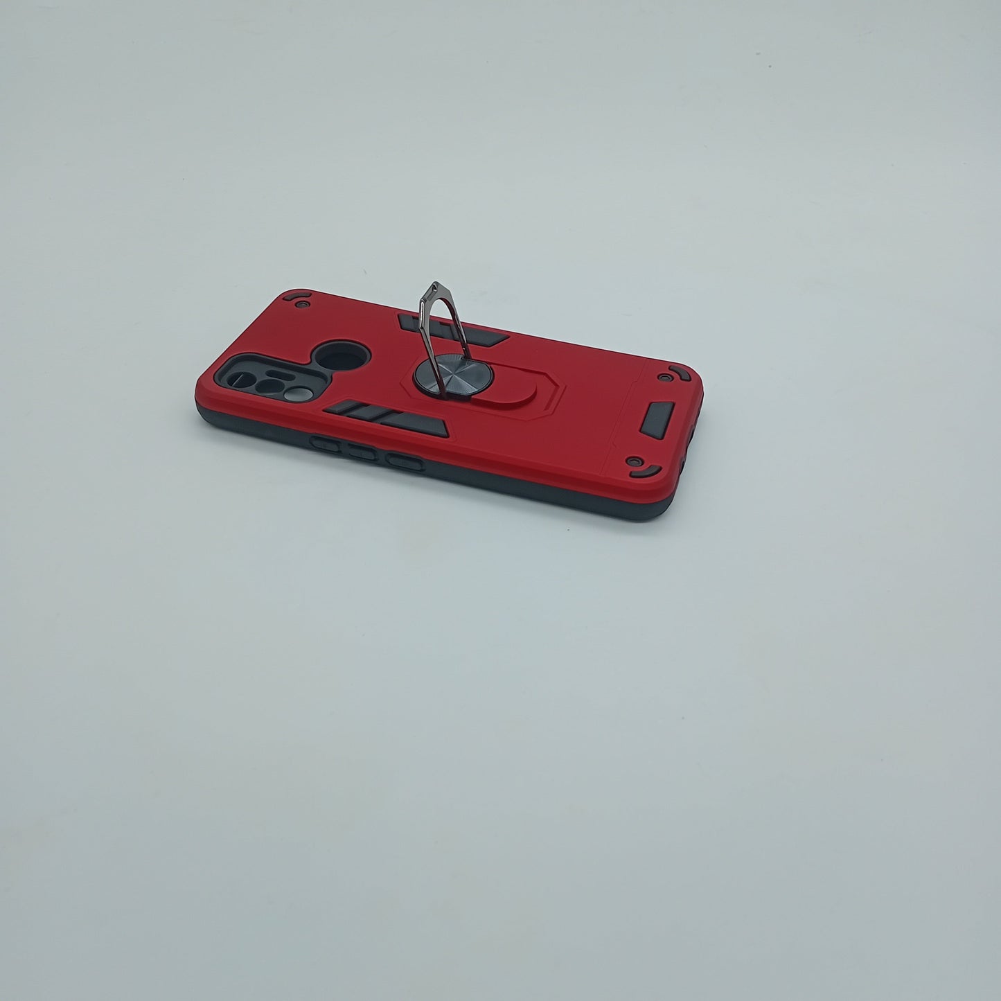 Tecno Spark 7 Hard PC Case with ring holder Shockproof Slim back Cover