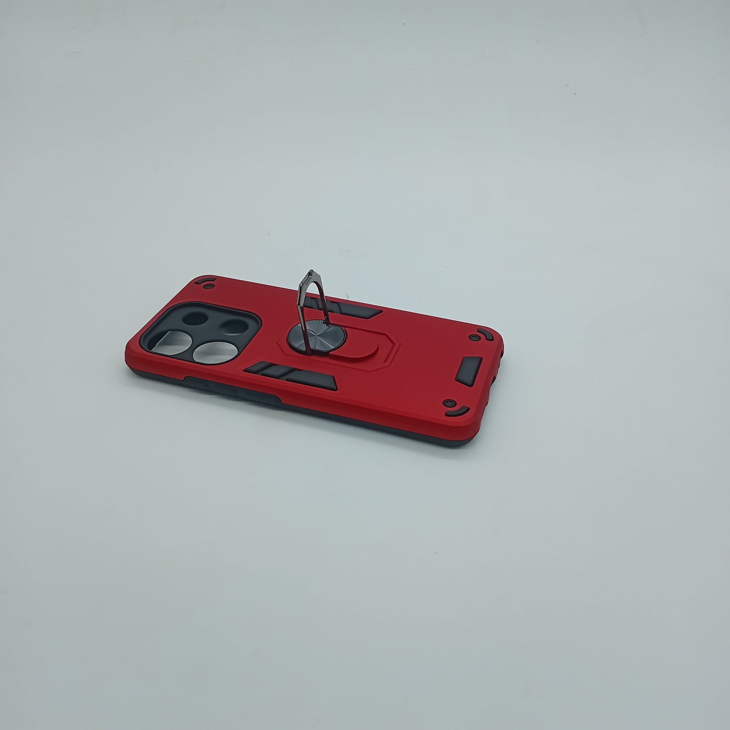 Tecno Spark Go 2023 Hard PC Case with ring holder Shockproof Slim back Cover