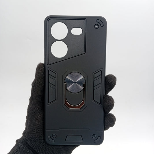 Tecno POVA 5 Hard PC Case with ring holder Shockproof Slim back Cover