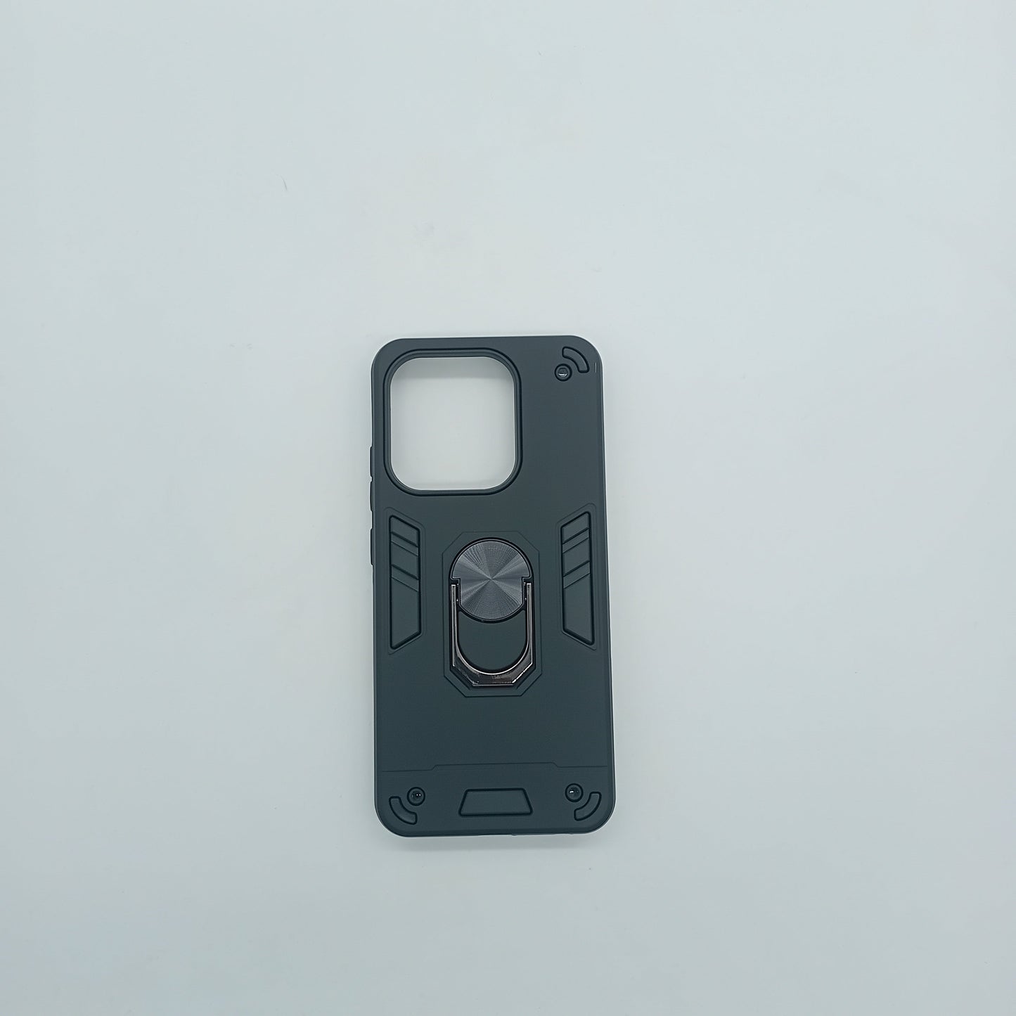infinix Smart 7 Hard PC Case with ring holder Shockproof Slim back Cover