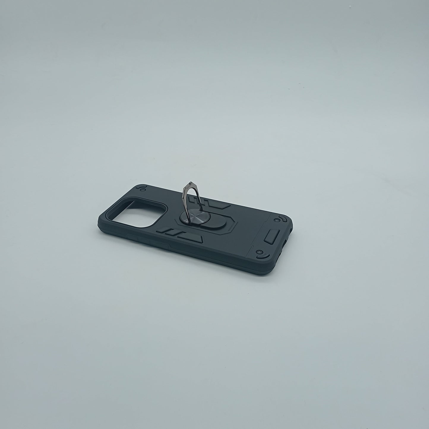 infinix Smart 7 Hard PC Case with ring holder Shockproof Slim back Cover