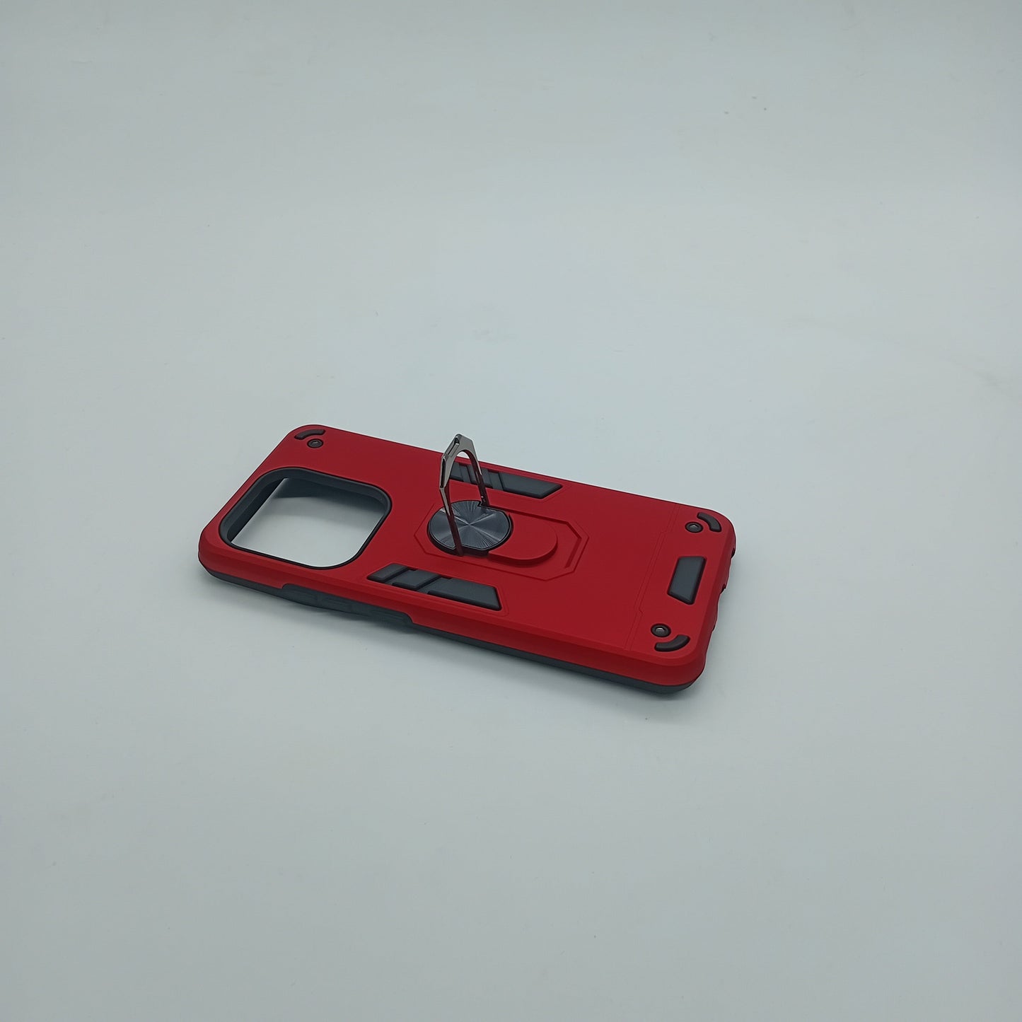 infinix Smart 7 Hard PC Case with ring holder Shockproof Slim back Cover