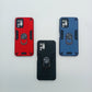 Vivo Y21 Hard PC Case with ring holder Shockproof Slim back Cover