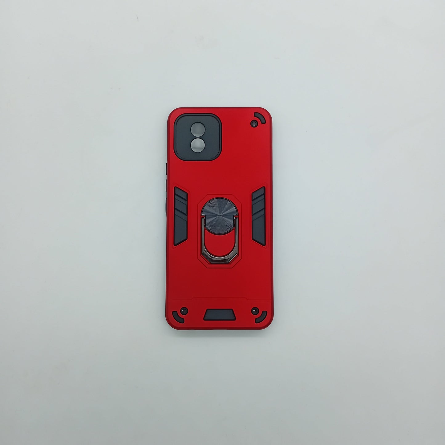 Vivo Y02 Hard PC Case with ring holder Shockproof Slim back Cover