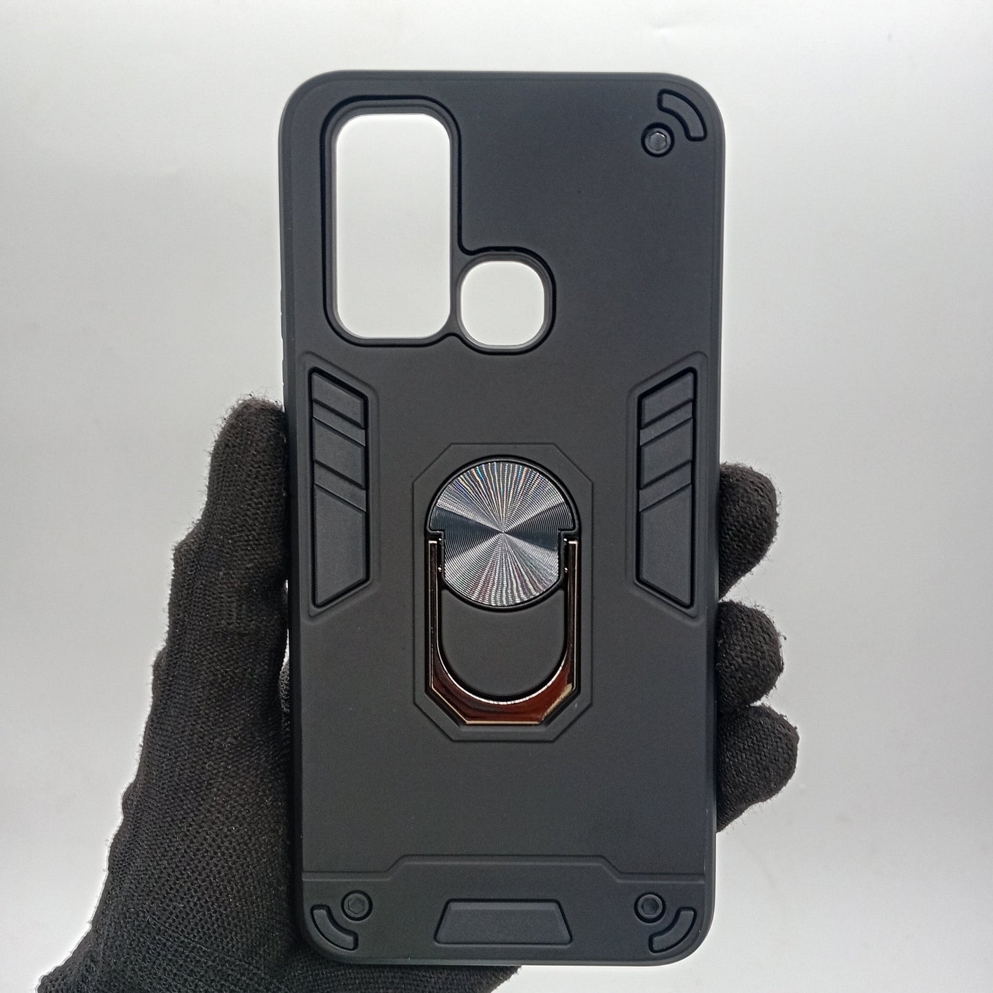 Vivo Y30 Hard PC Case with ring holder Shockproof Slim back Cover