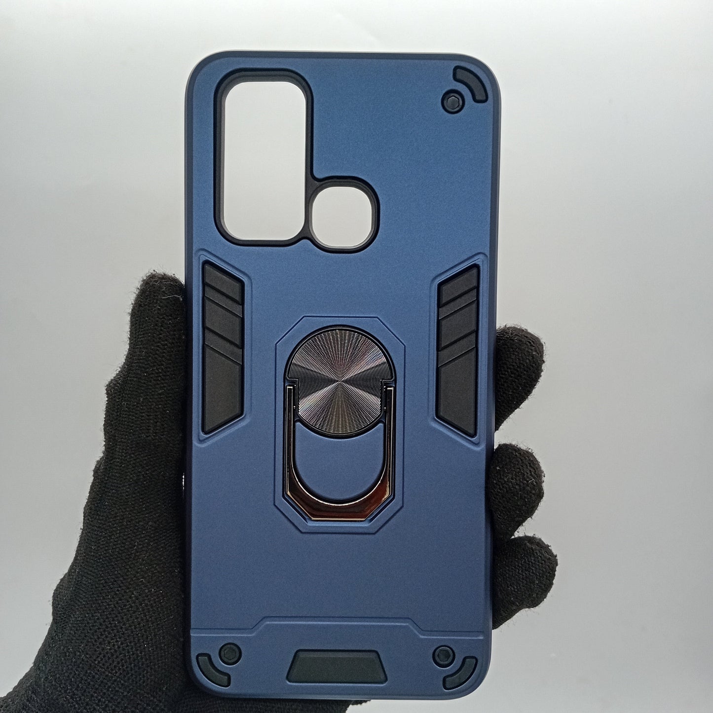 Vivo Y30 Hard PC Case with ring holder Shockproof Slim back Cover