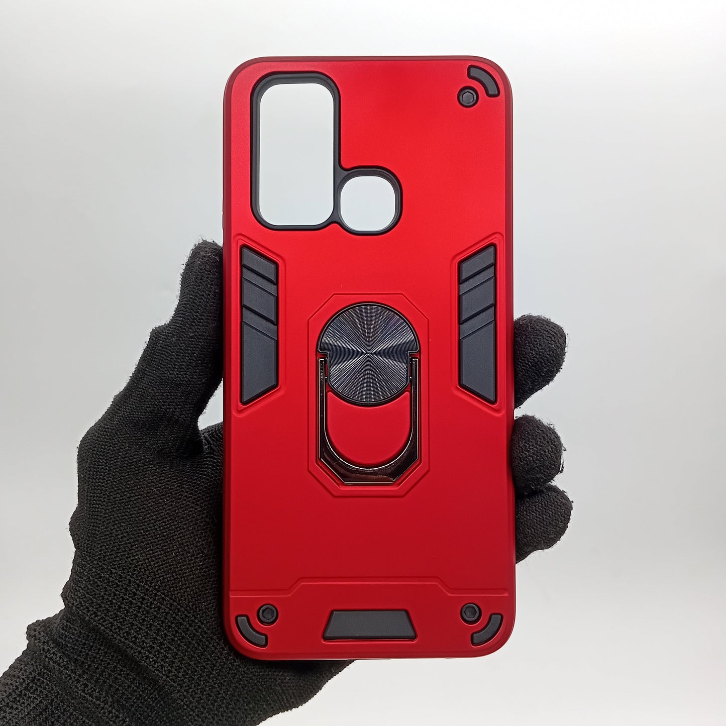 Vivo Y30 Hard PC Case with ring holder Shockproof Slim back Cover
