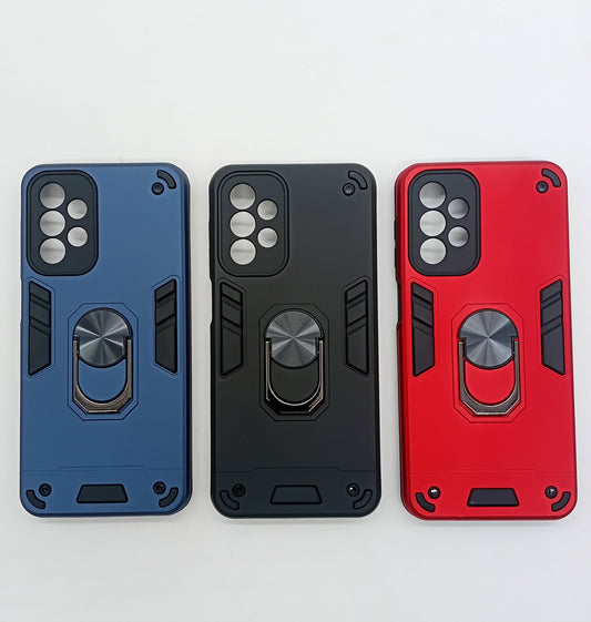 Samsung A23 Hard PC Case with ring holder Shockproof Slim back Cover
