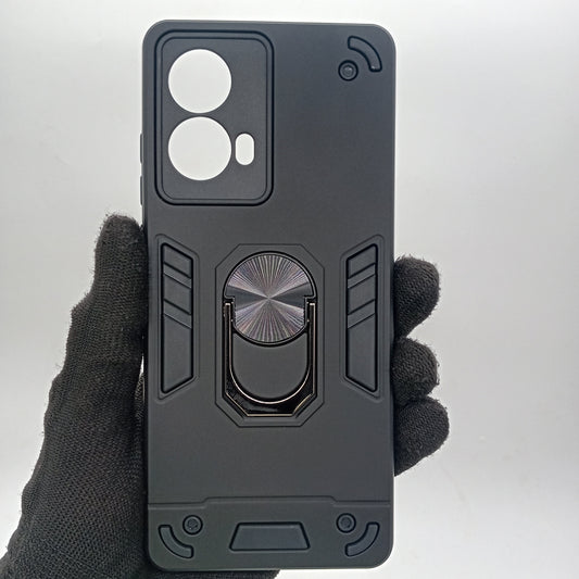 Motorola G85 Hard PC Case with ring holder Shockproof Slim back Cover
