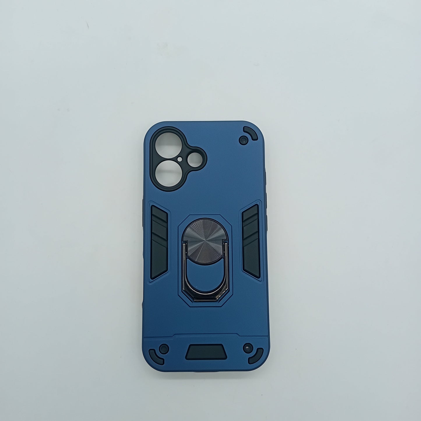 iPhone 16 Hard PC Case with ring holder Shockproof Slim back Cover