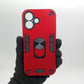 iPhone 16 Hard PC Case with ring holder Shockproof Slim back Cover
