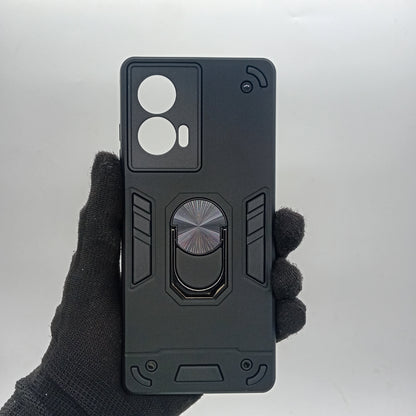 Motorola Edge 50 Fusion Hard PC Case with ring holder Shockproof Slim back Cover
