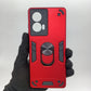 Motorola Edge 50 Fusion Hard PC Case with ring holder Shockproof Slim back Cover
