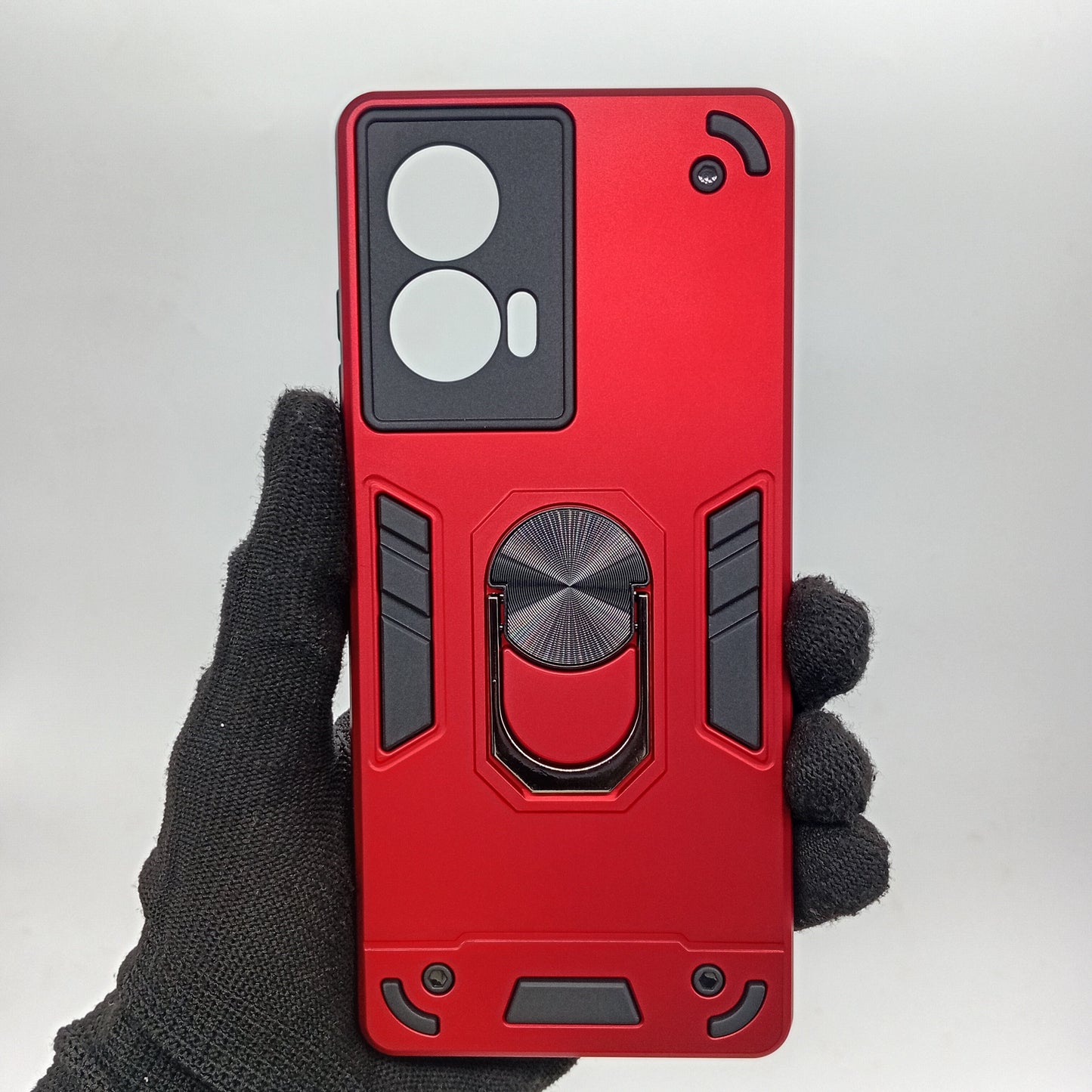 Motorola Edge 50 Fusion Hard PC Case with ring holder Shockproof Slim back Cover