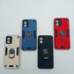 Motorola E13 Hard PC Case with ring holder Shockproof Slim back Cover