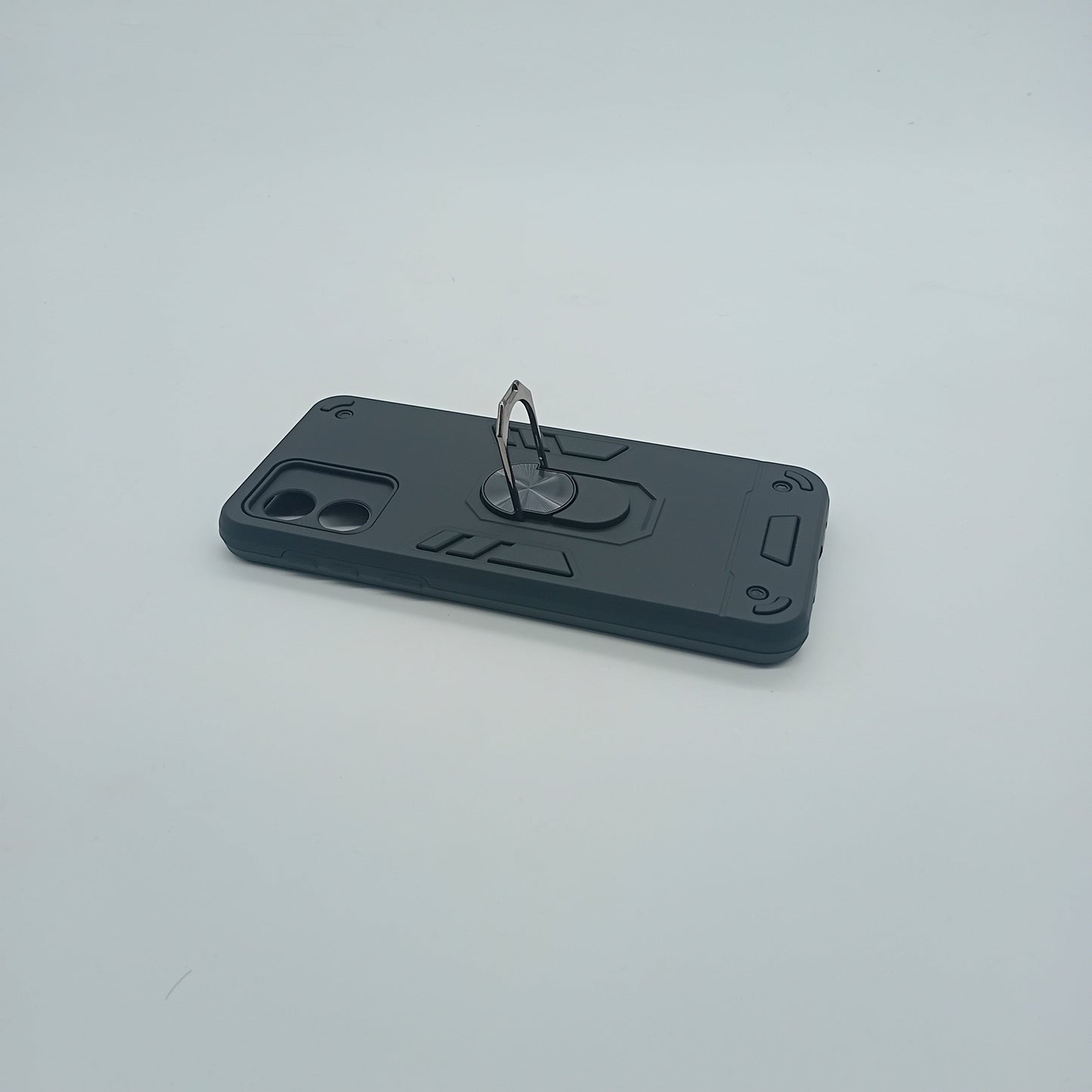 Motorola E13 Hard PC Case with ring holder Shockproof Slim back Cover