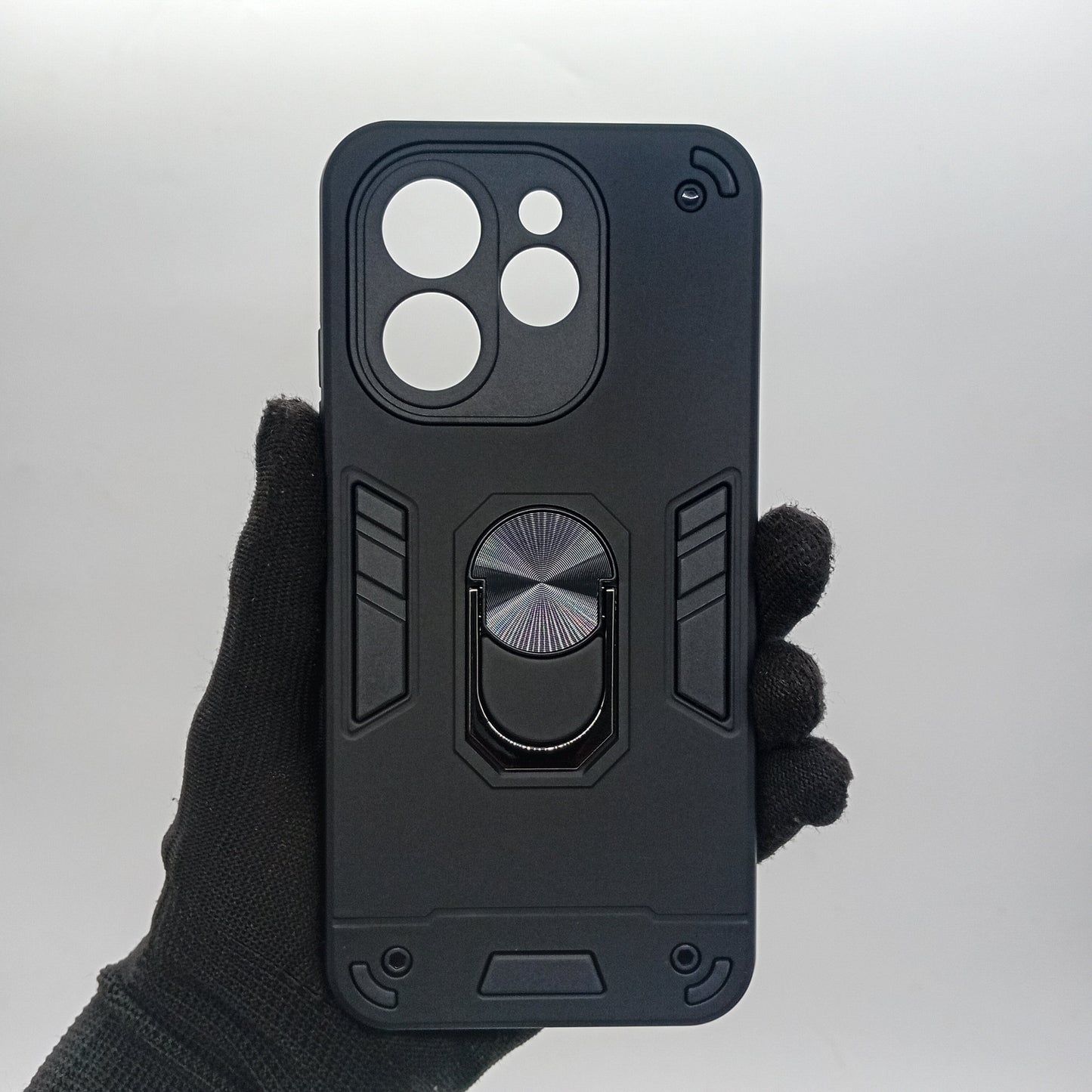 Tecno Spark 30 Hard PC Case with ring holder Shockproof Slim back Cover