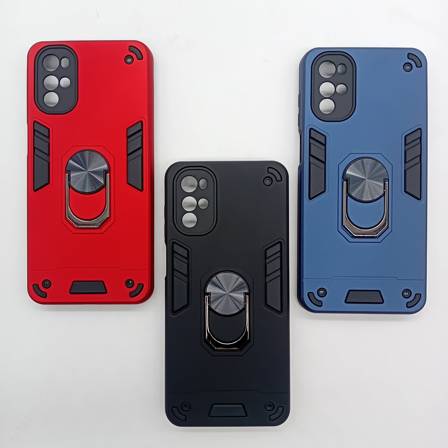 Motorola G22 Hard PC Case with ring holder Shockproof Slim back Cover