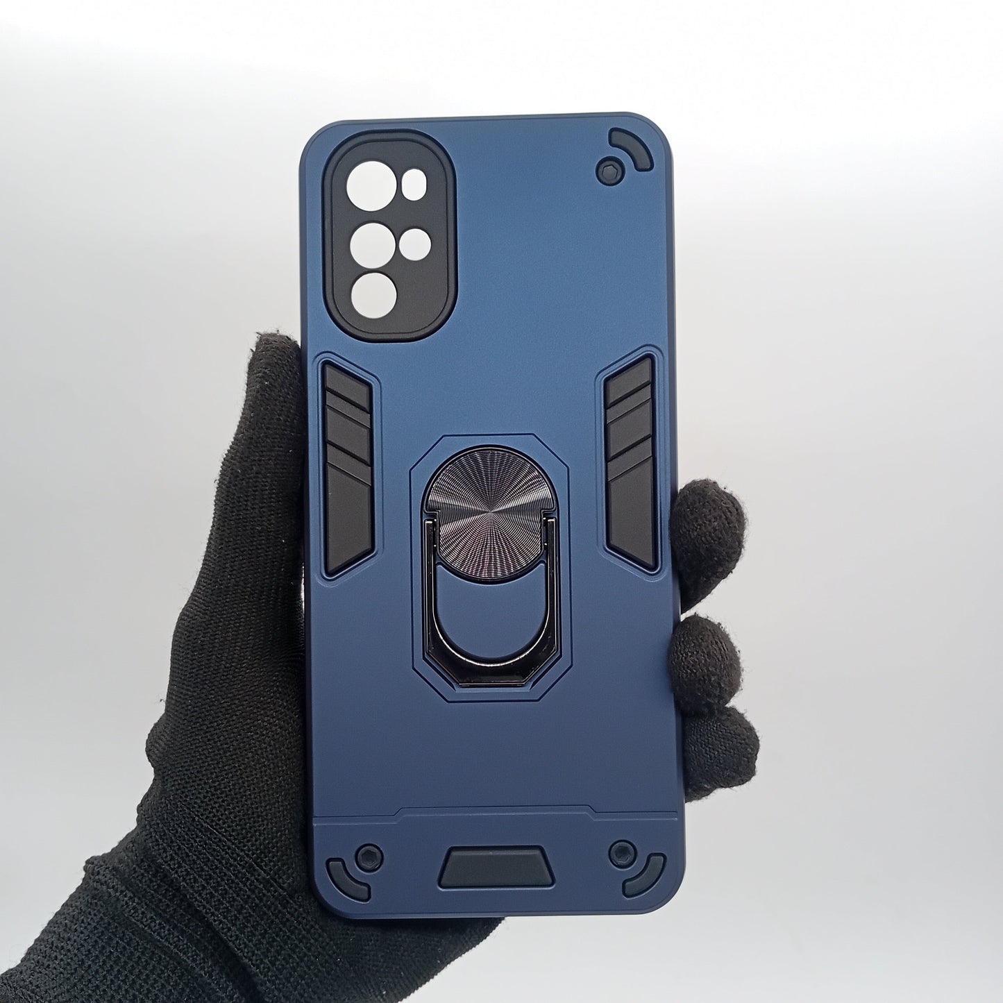 Motorola G22 Hard PC Case with ring holder Shockproof Slim back Cover