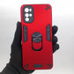 Motorola G22 Hard PC Case with ring holder Shockproof Slim back Cover