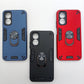 OPPO A17 Hard PC Case with ring holder Shockproof Slim back Cover
