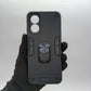 OPPO A17 Hard PC Case with ring holder Shockproof Slim back Cover