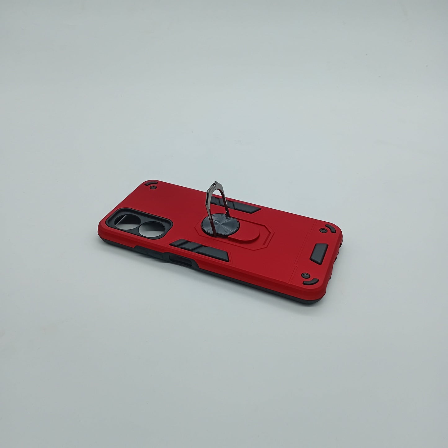 OPPO A17 Hard PC Case with ring holder Shockproof Slim back Cover
