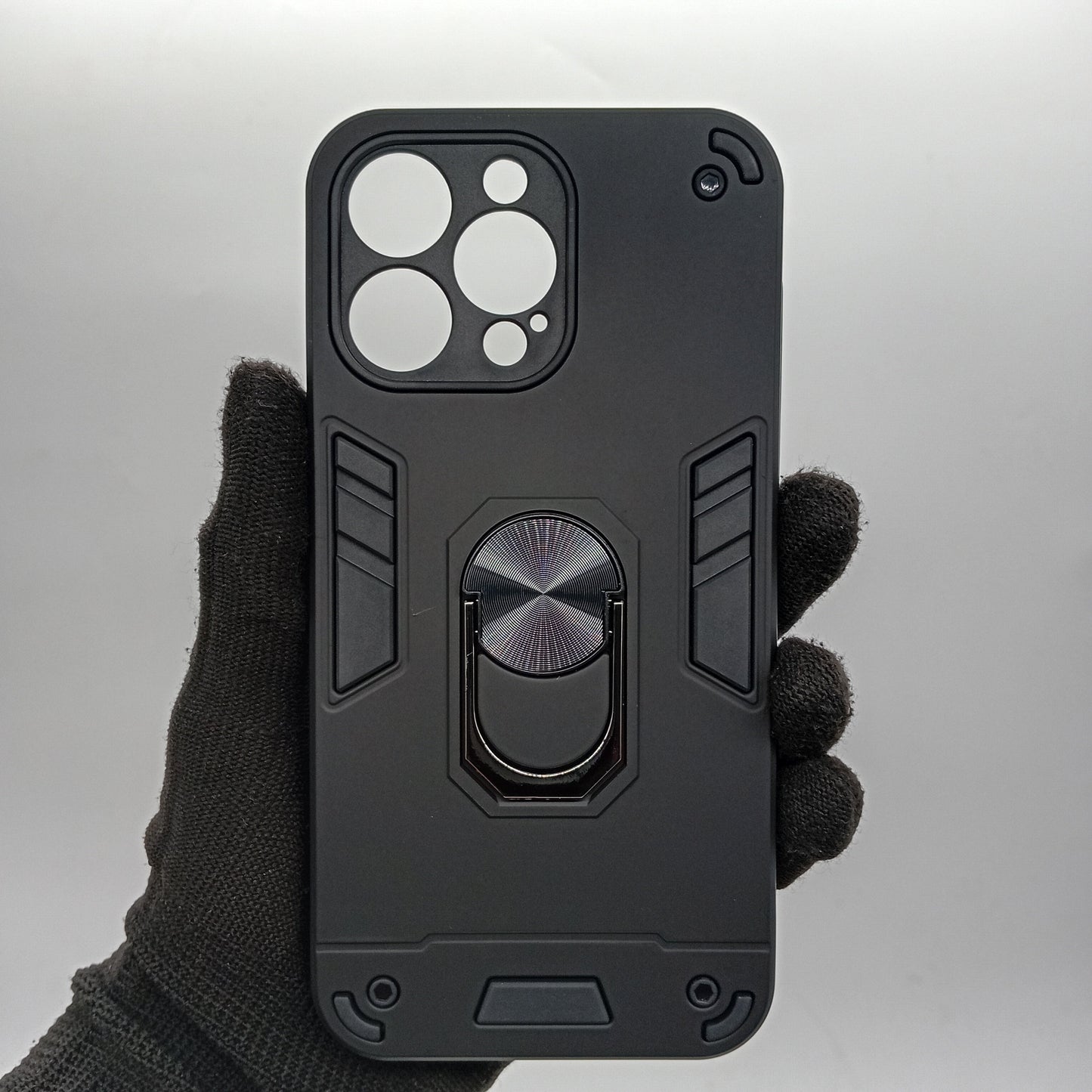 iPhone 14 Pro Max Hard PC Case with ring holder Shockproof Slim back Cover