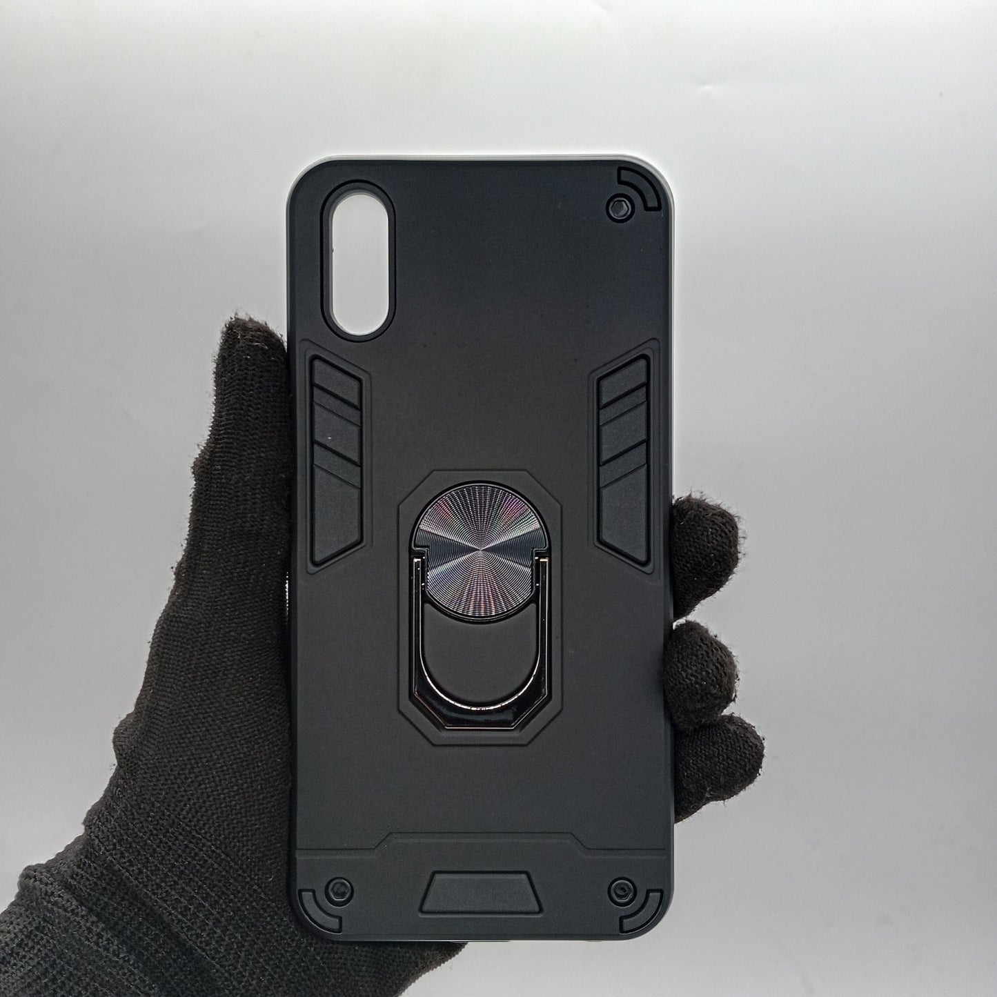 Vivo Y1s Y91c Y93 Hard PC Case with ring holder Shockproof Slim back Cover