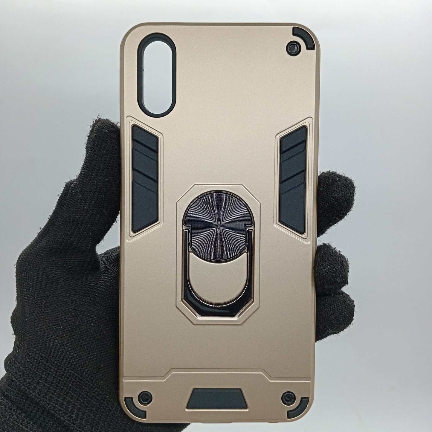 Vivo Y1s Y91c Y93 Hard PC Case with ring holder Shockproof Slim back Cover