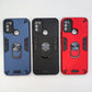 infinix Smart 5 Hard PC Case with ring holder Shockproof Slim back Cover