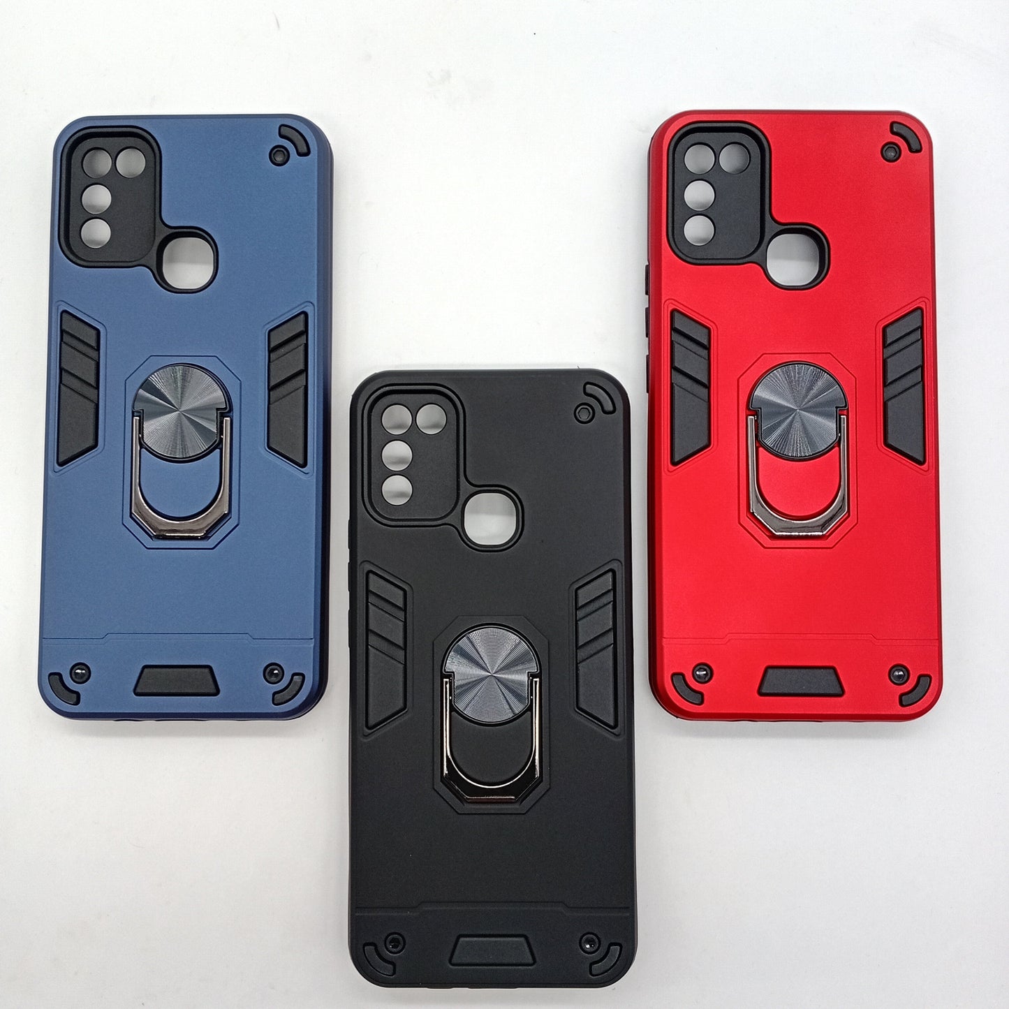 infinix Smart 5 Hard PC Case with ring holder Shockproof Slim back Cover