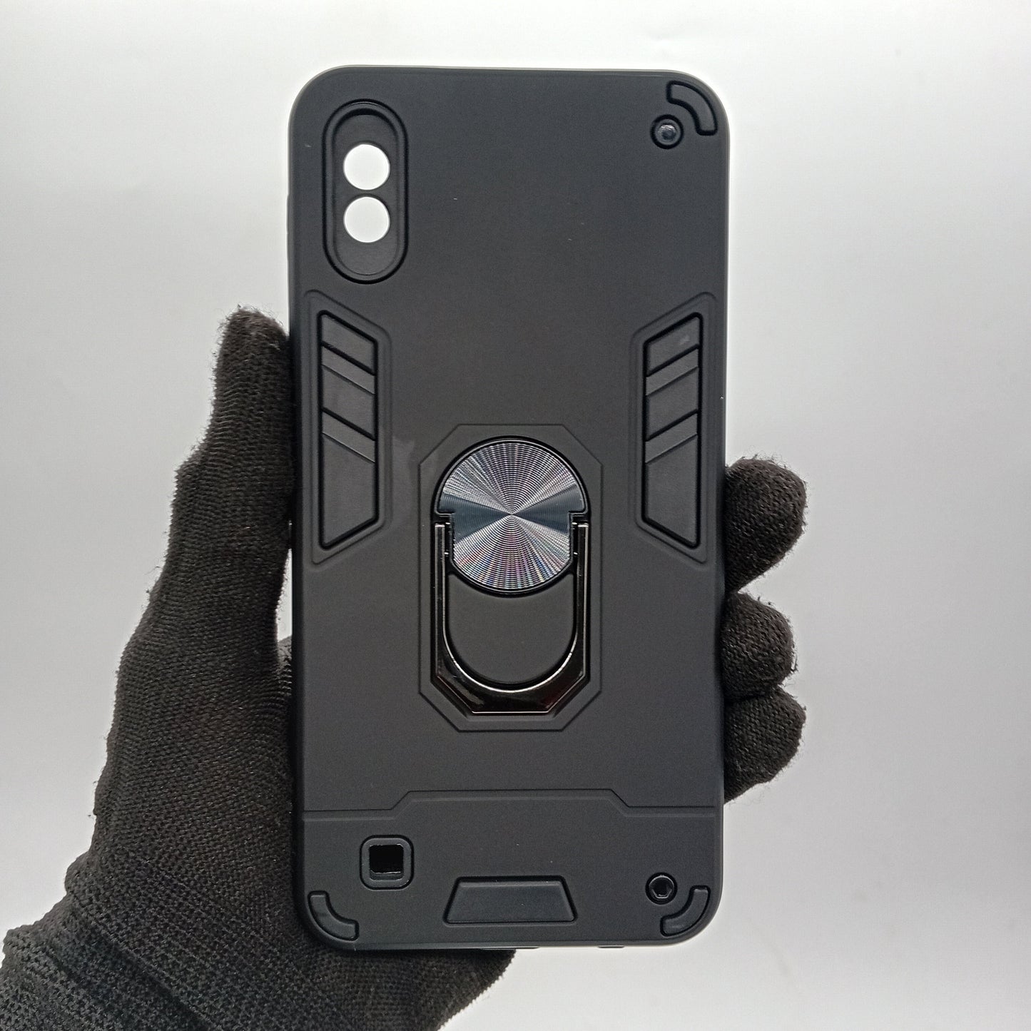 Samsung A10 Hard PC Case with ring holder Shockproof Slim back Cover