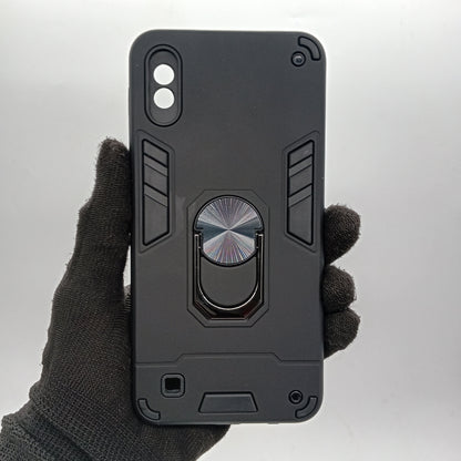 Samsung A10 Hard PC Case with ring holder Shockproof Slim back Cover