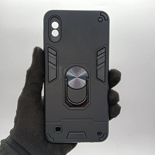 Samsung A10 Hard PC Case with ring holder Shockproof Slim back Cover