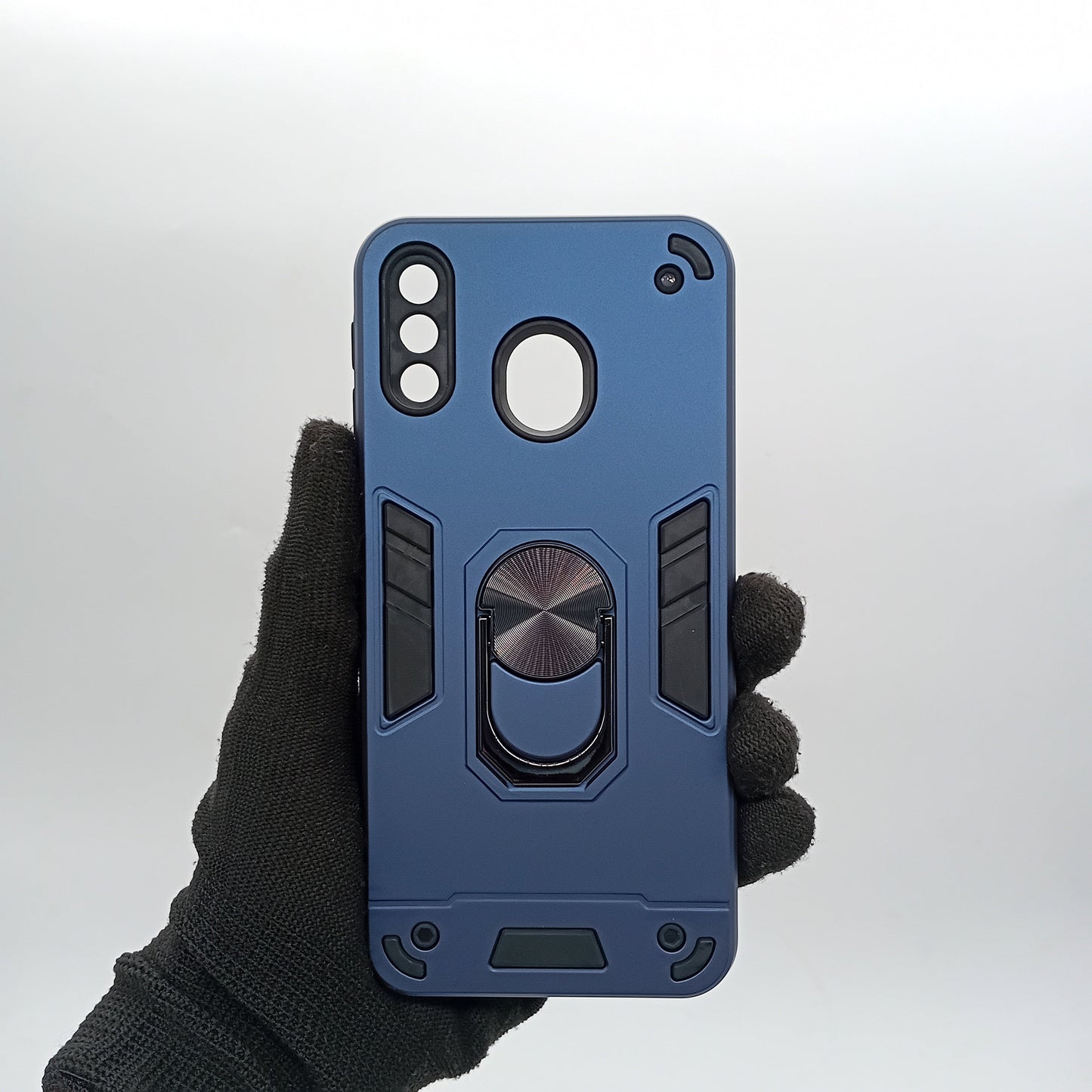 Samsung M20 Hard PC Case with ring holder Shockproof Slim back Cover