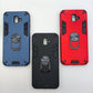 Samsung J6 Plus Hard PC Case with ring holder Shockproof Slim back Cover