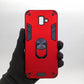 Samsung J6 Plus Hard PC Case with ring holder Shockproof Slim back Cover