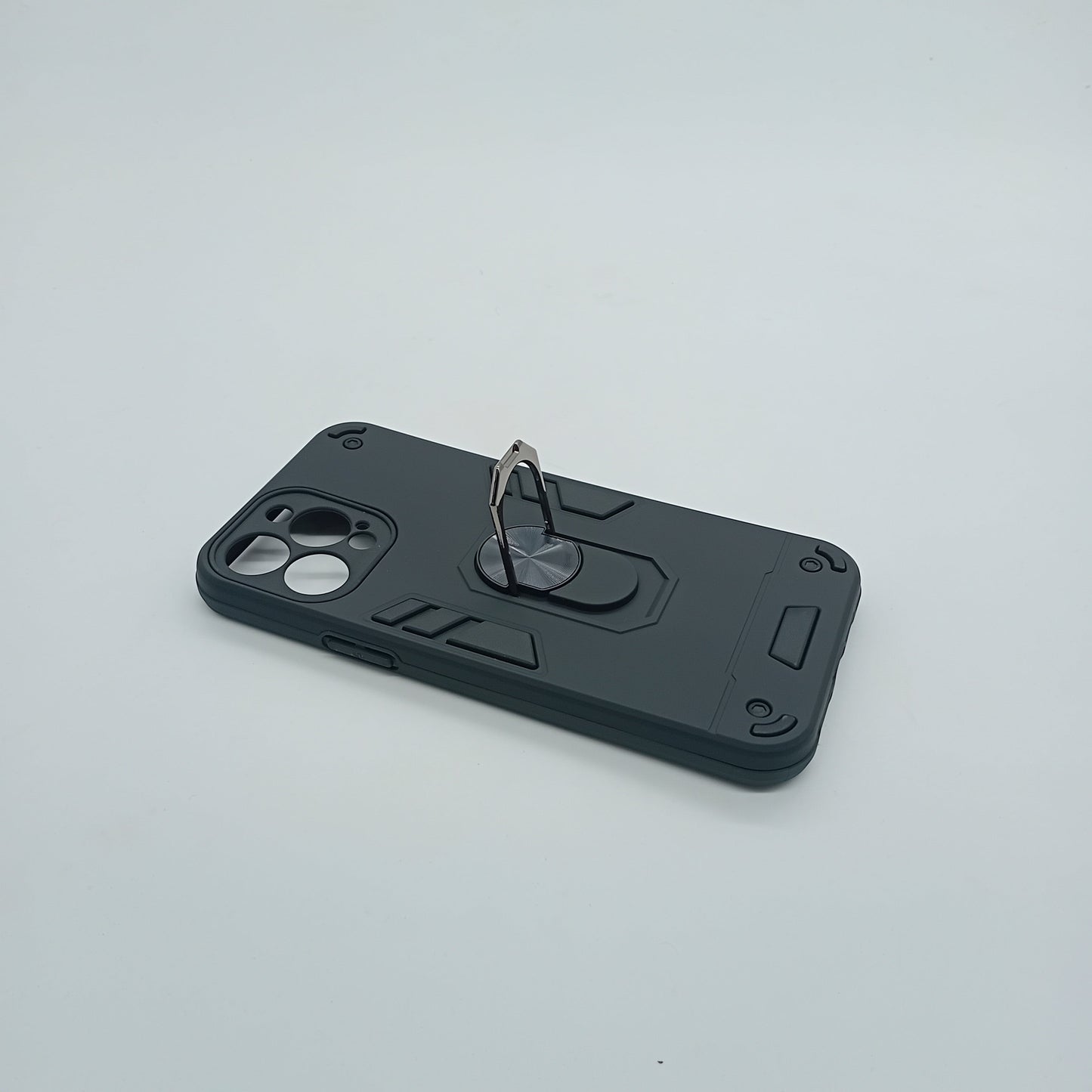 iPhone 13 Pro Max Hard PC Case with ring holder Shockproof Slim back Cover