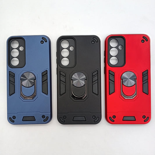 Samsung S23 FE Hard PC Case with ring holder Shockproof Slim back Cover