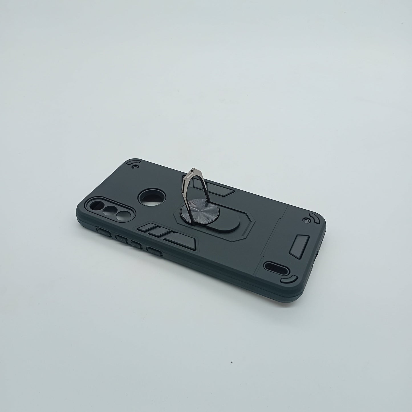 Motorola E7 Hard PC Case with ring holder Shockproof Slim back Cover