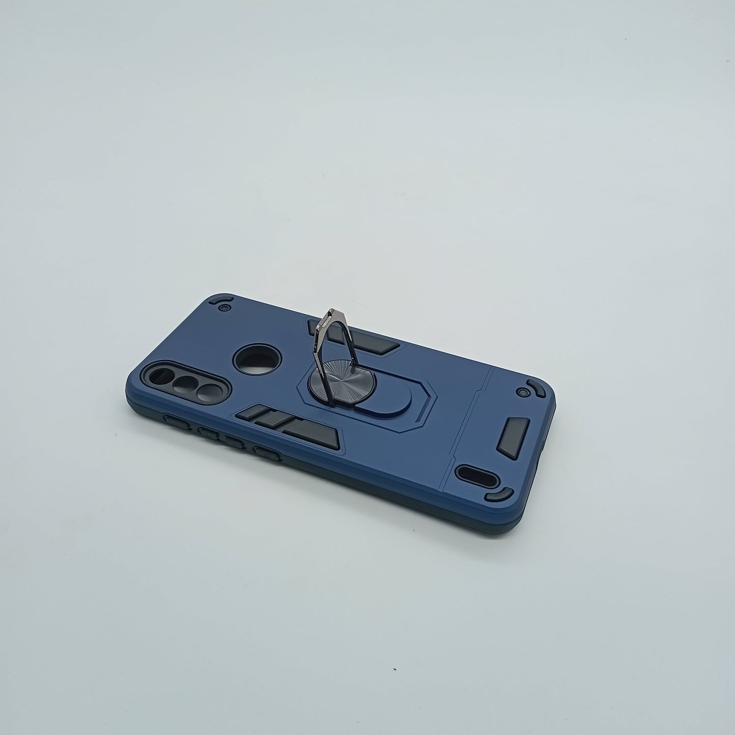 Motorola E7 Hard PC Case with ring holder Shockproof Slim back Cover