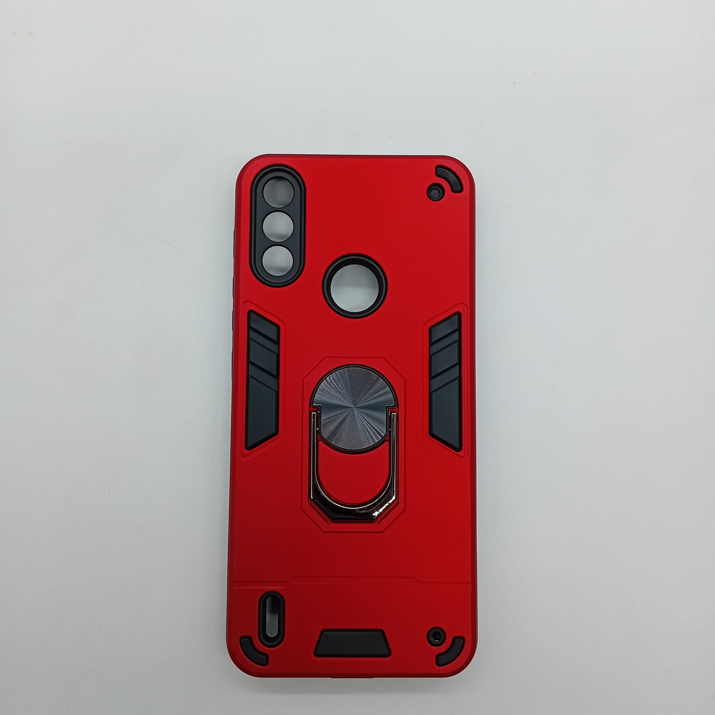 Motorola E7 Hard PC Case with ring holder Shockproof Slim back Cover