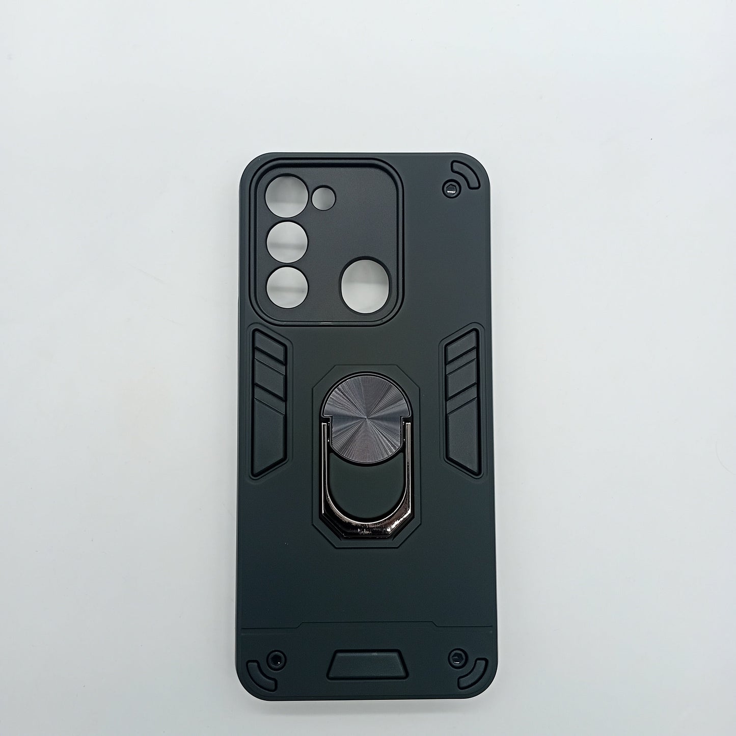 Tecno Spark 8C Hard PC Case with ring holder Shockproof Slim back Cover