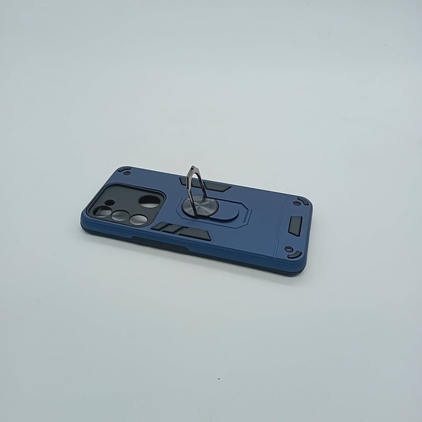 Tecno Spark 8C Hard PC Case with ring holder Shockproof Slim back Cover