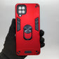 Samsung A12 Hard PC Case with ring holder Shockproof Slim back Cover